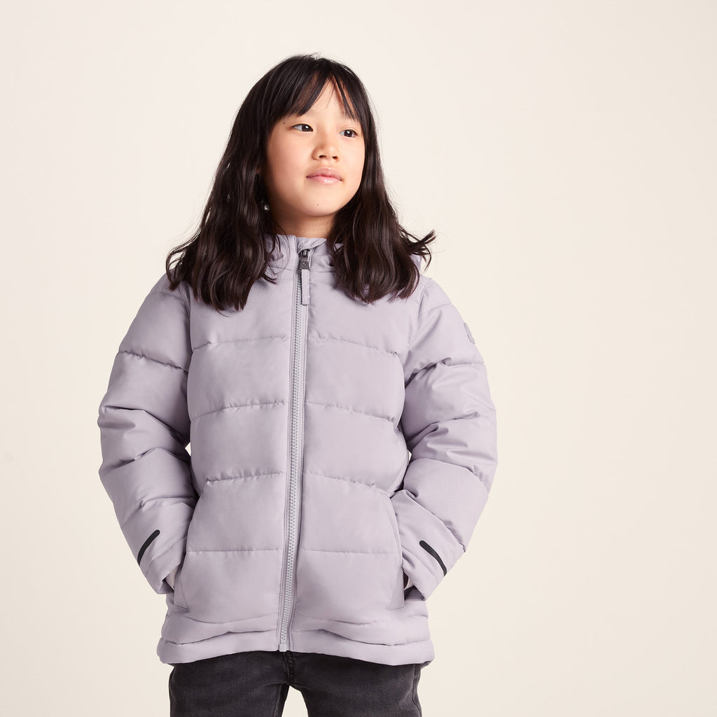 Harecroft Kids Padded Jacket - Lavender Grey - Image 3