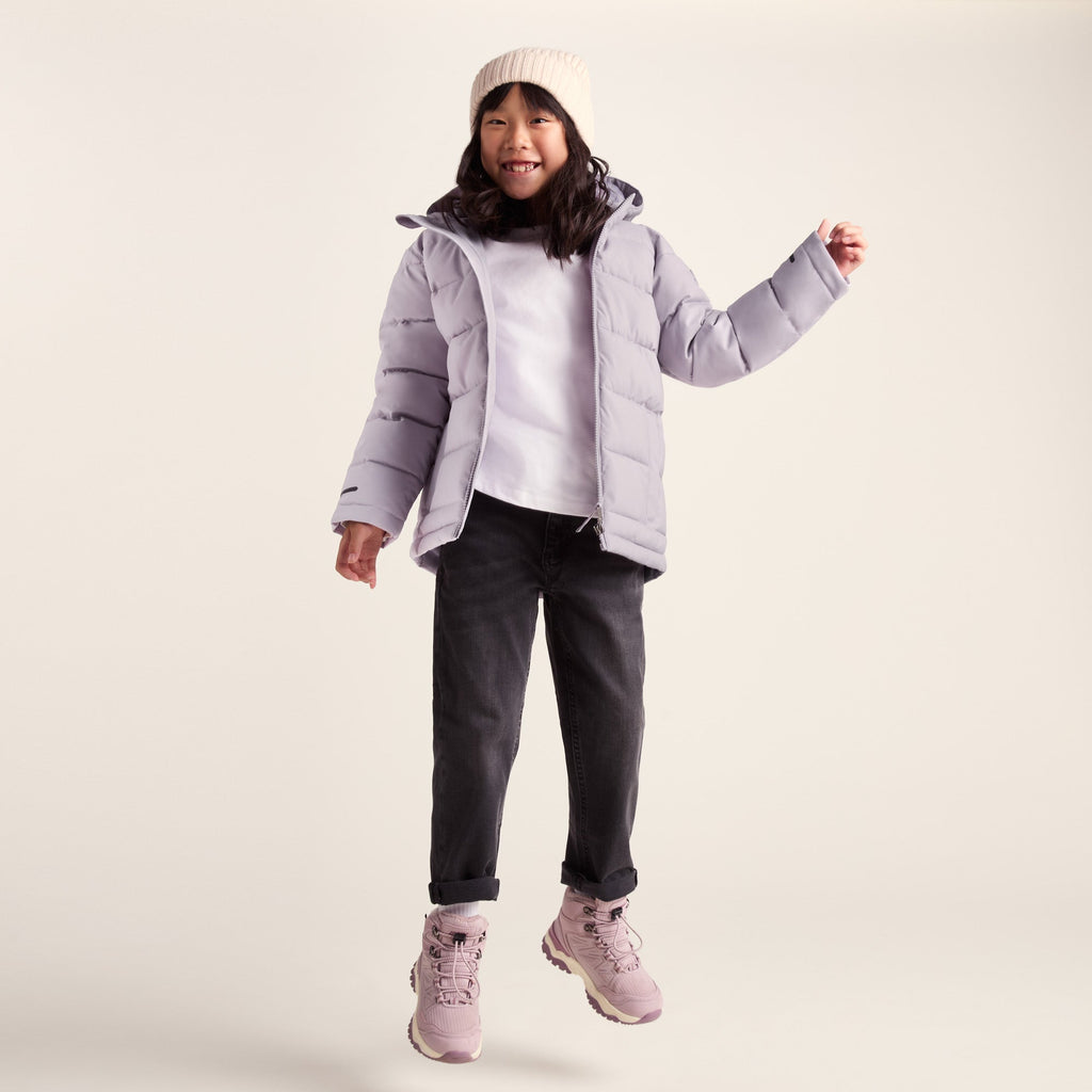 Harecroft Kids Padded Jacket - Lavender Grey - Image 7