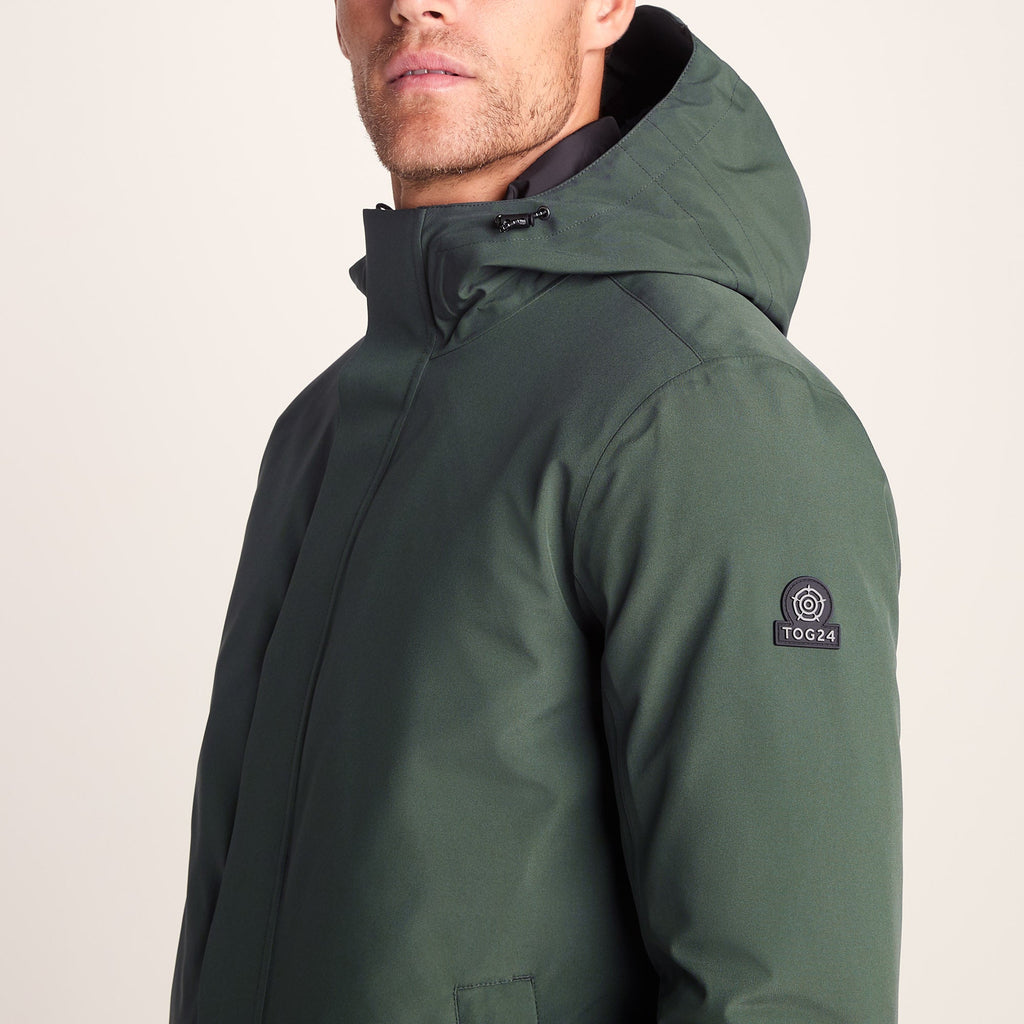 Haydon Mens Waterproof 3in1 Jacket - Racing Green - Image 7