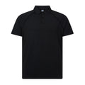 Hector Mens Performance Polo Shirt - Black - Image 6