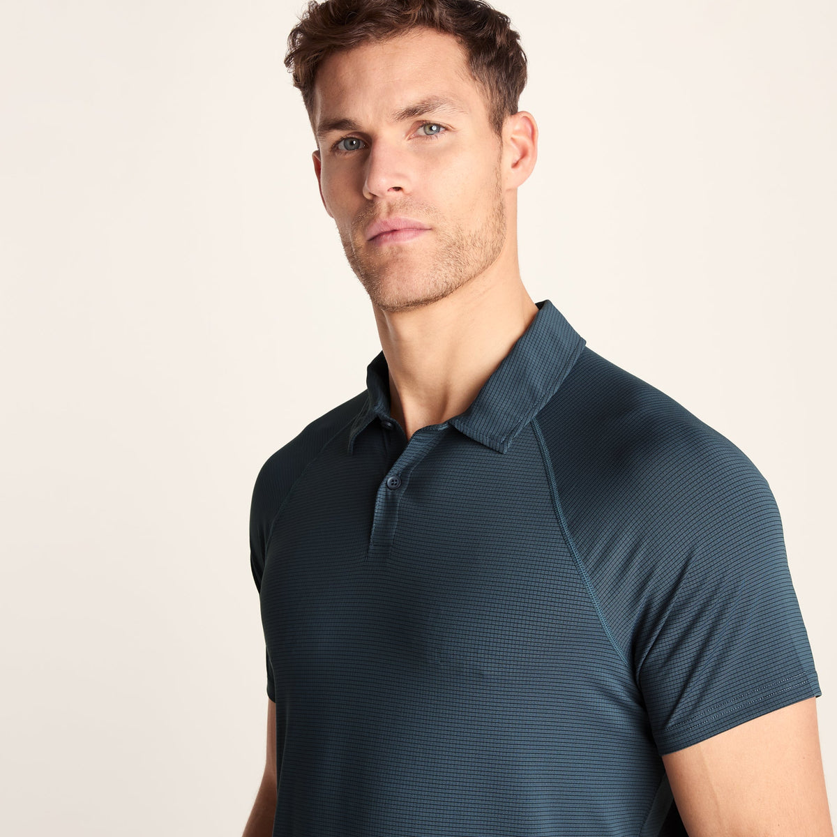 Hector Mens Performance Polo Shirt - Aegean Teal - Image 6