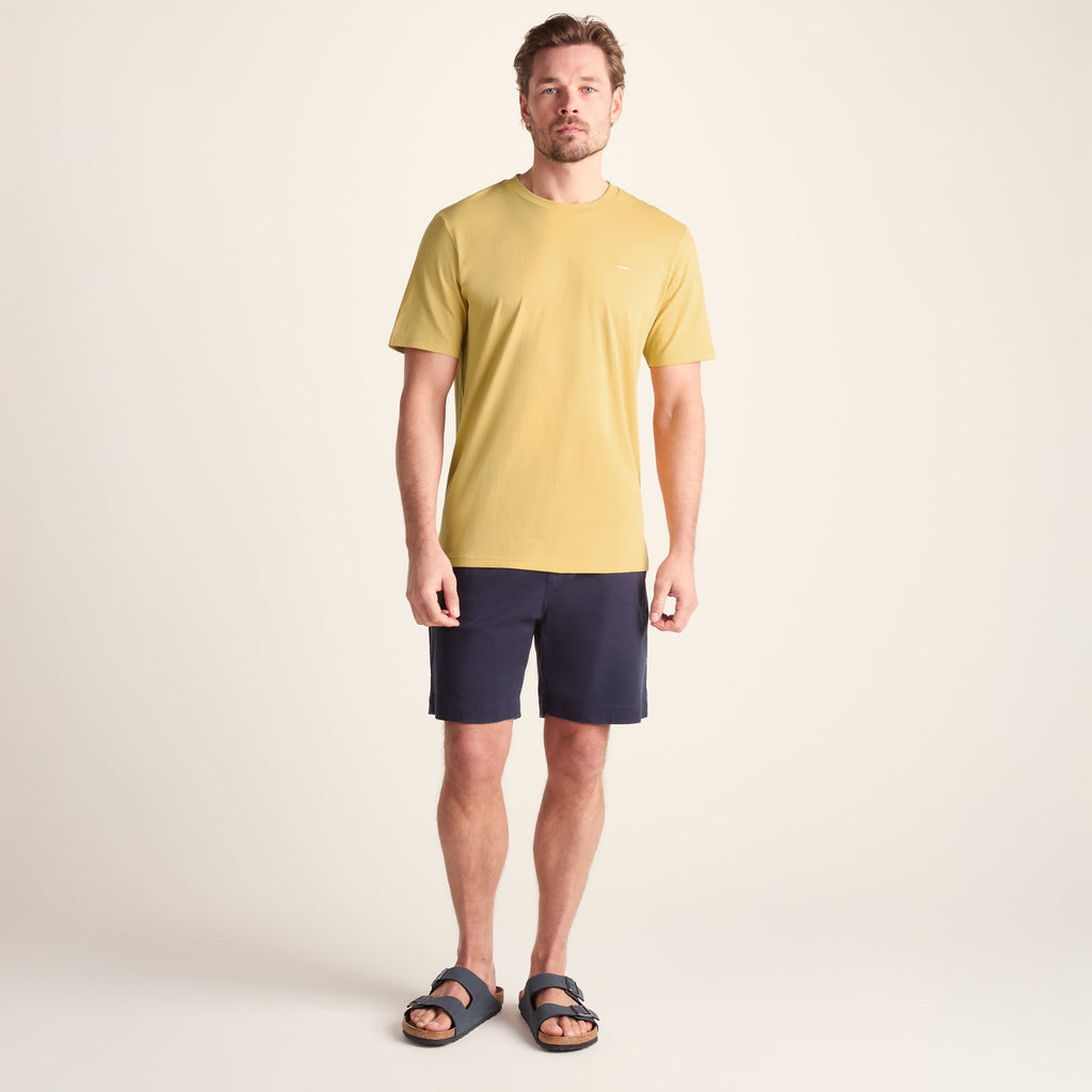 Howard Mens 100% Cotton Supersoft T-Shirt - Pale Amber - Image 3