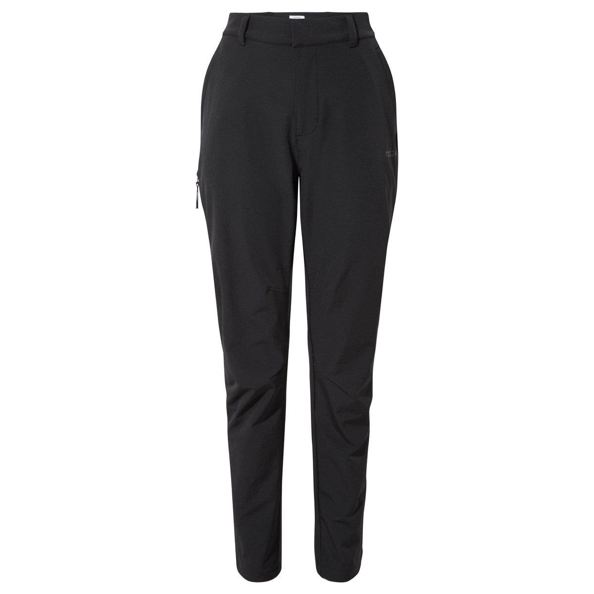 Hurstead Mens Softshell Walking Trousers Short - Black - Image 5