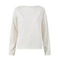 Ivy Womens Supersoft Cotton Boat Neck T-Shirt - Vanilla - Image 7