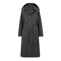 Jemima Womens Waterproof Longline Belted Trench Coat - Charcoal Melange - Image 16