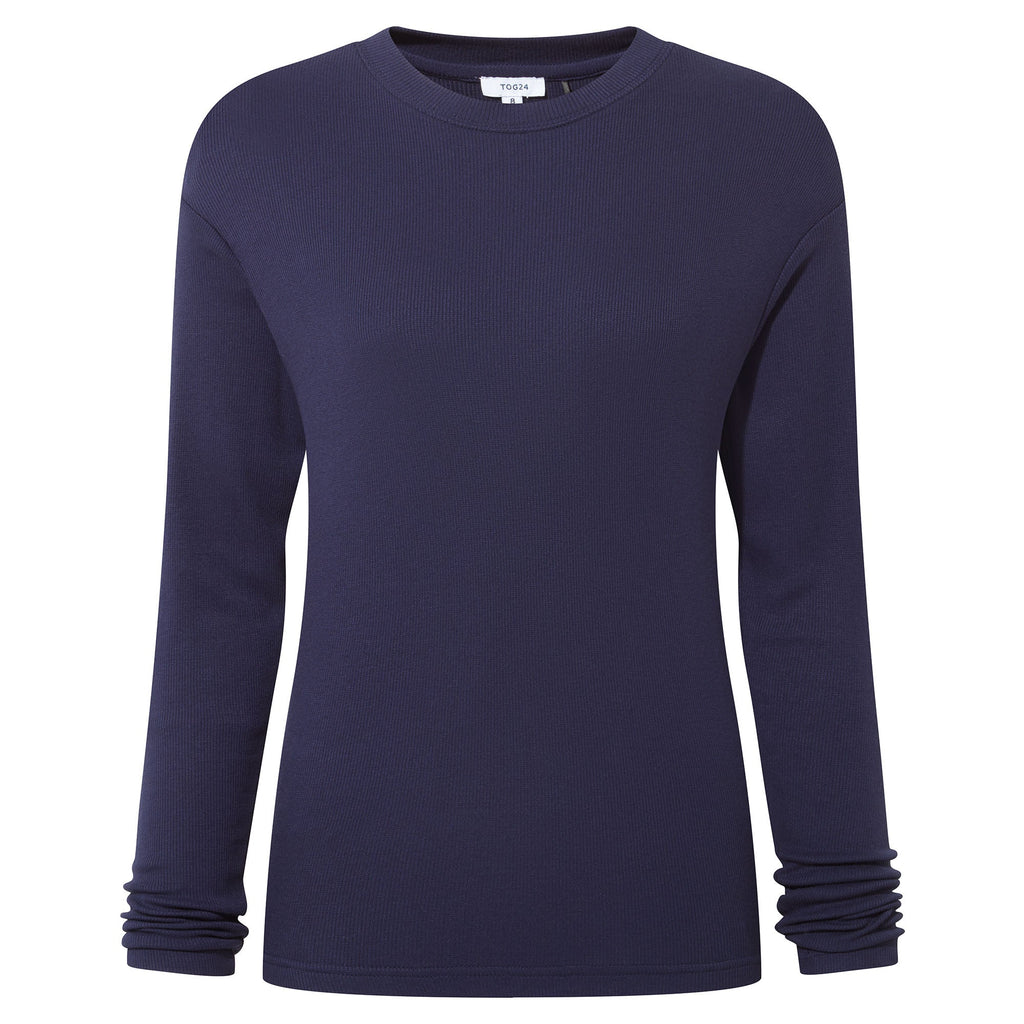 Jemma Womens Long Sleeve Supersoft T-Shirt - Oxford Blue - Image 6