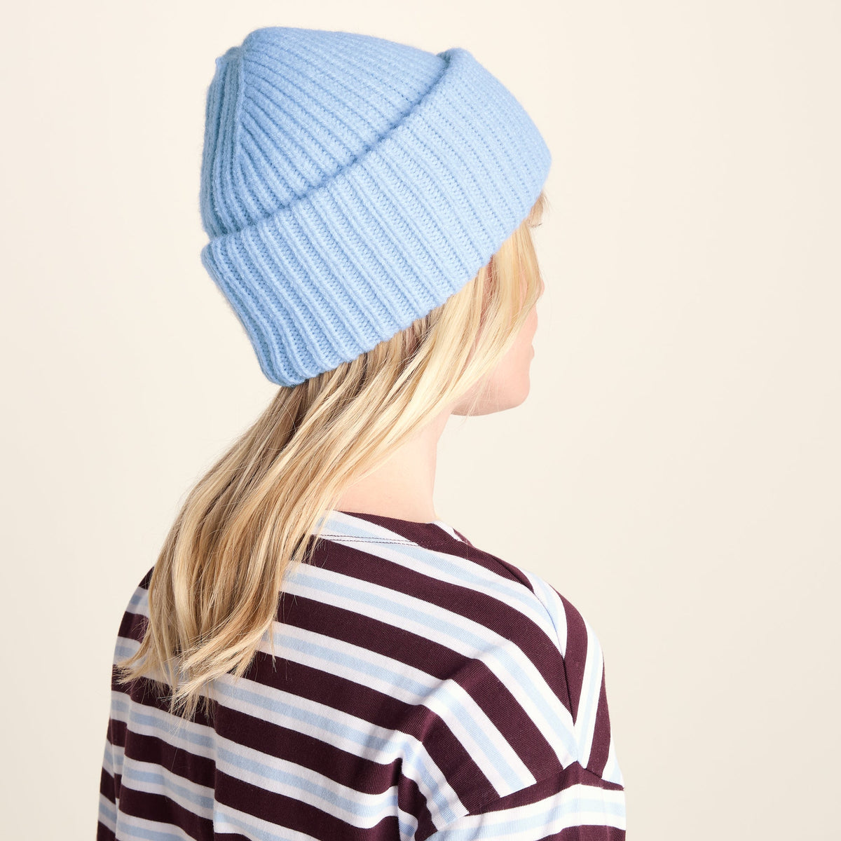 Jendon Knit Hat - Powder Blue - Image 3