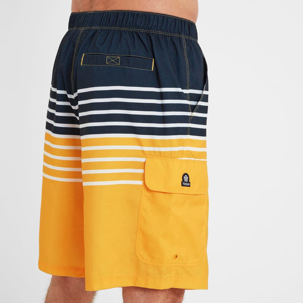 Justin Mens Board Shorts - Bright Yellow - Image 6