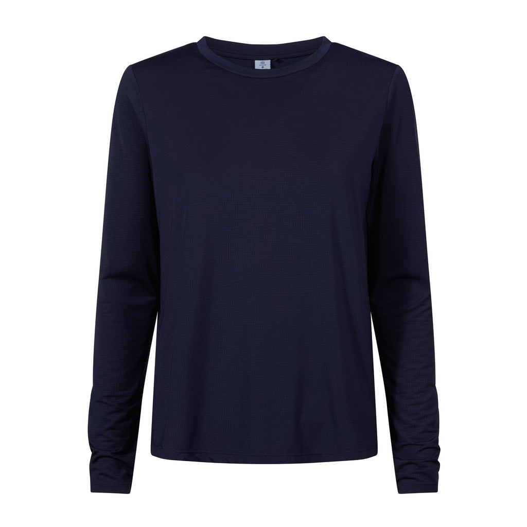 Kehlani Womens Long Sleeve Performance Top - Oxford Blue - Image 7