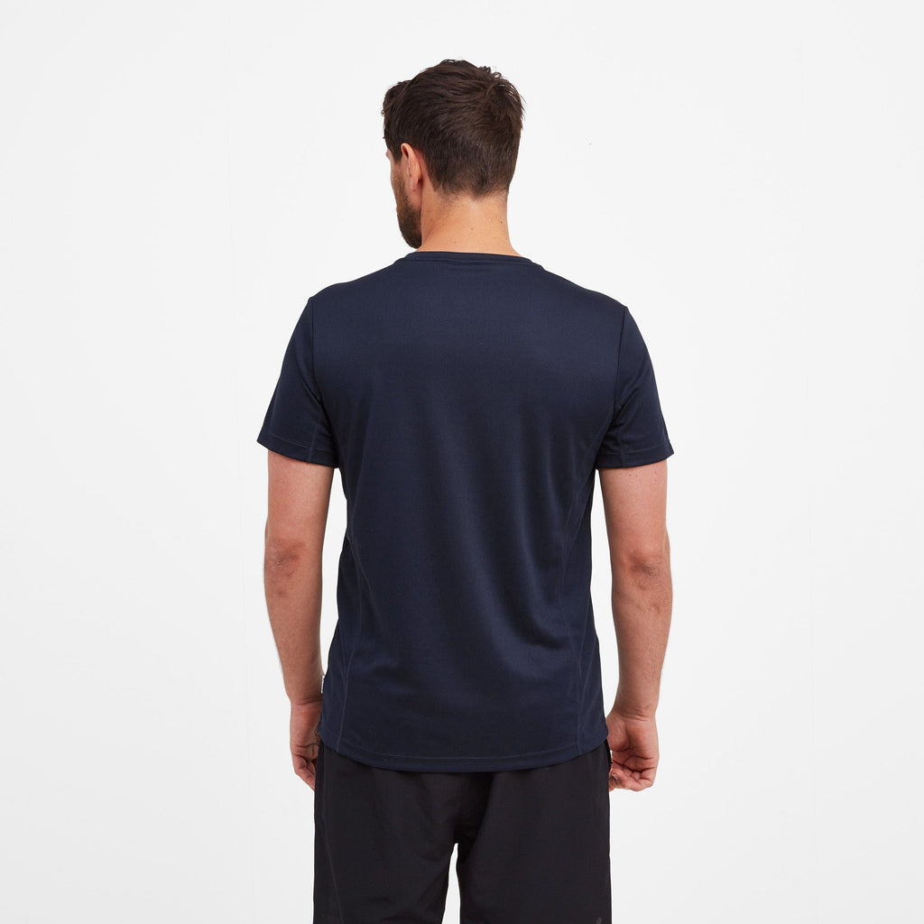 Kennedy Mens Tech T-Shirt - Navy - Image 2