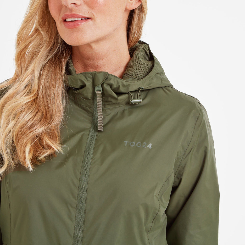 Kilnsey Womens Waterproof Jacket - Khaki - Image 4