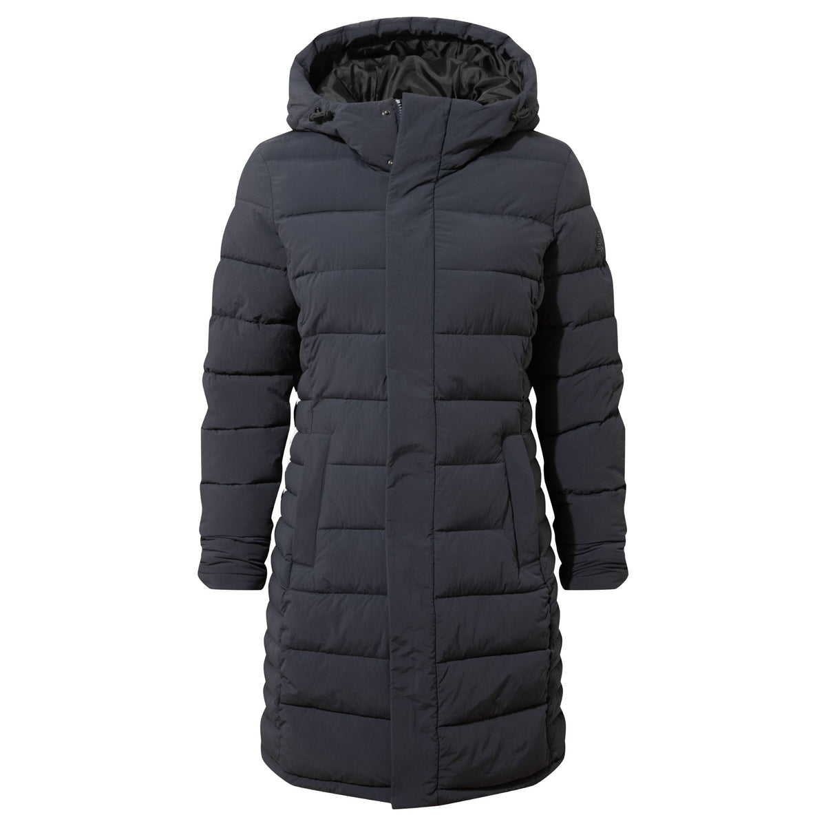 Kirkham Womens Long Shower Resistant Insulated Jacket - Dark Indigo - Image 9