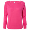 Knowles Womens Long Sleeve Tech Top - Vibrant Pink - Image 8