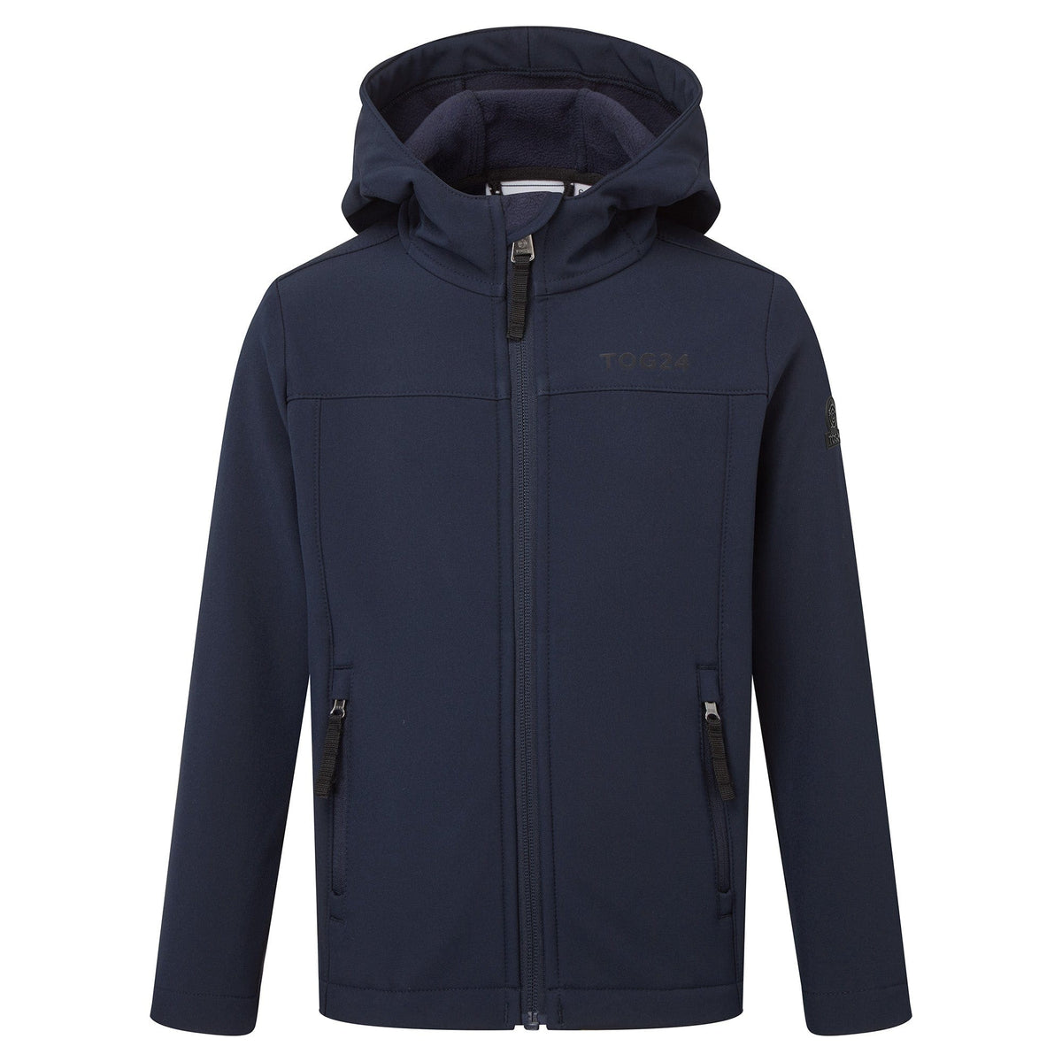 Koroma Kids Softshell Hooded Jacket - Navy - Image 6