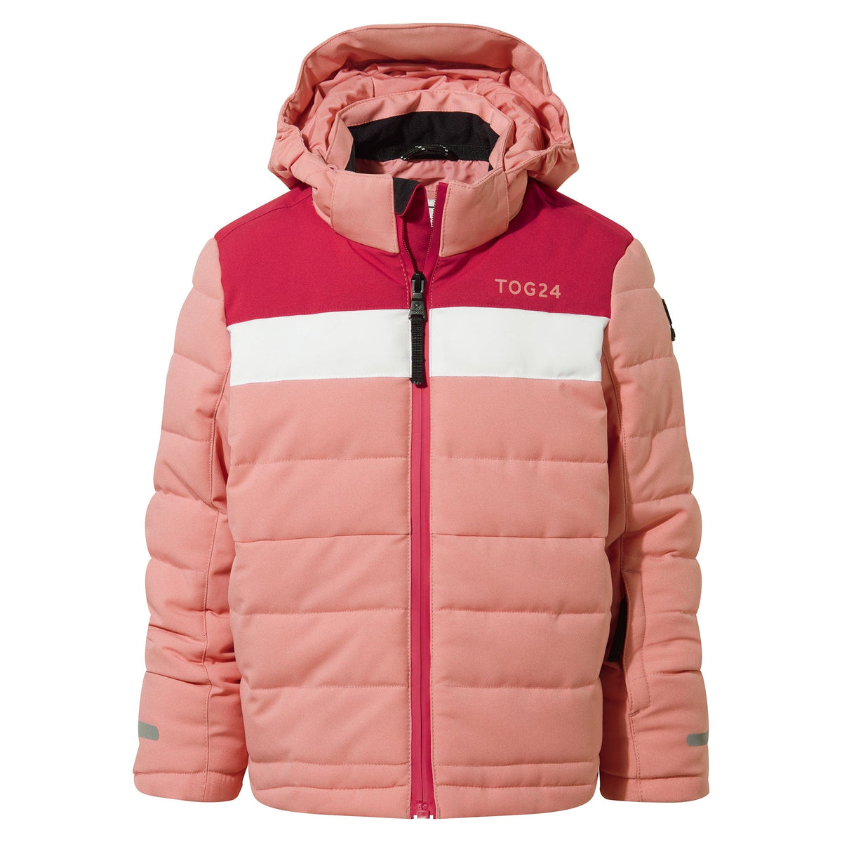 Laithe Kids Ski Jacket - Playful Pink/Dark Pink - Image 6