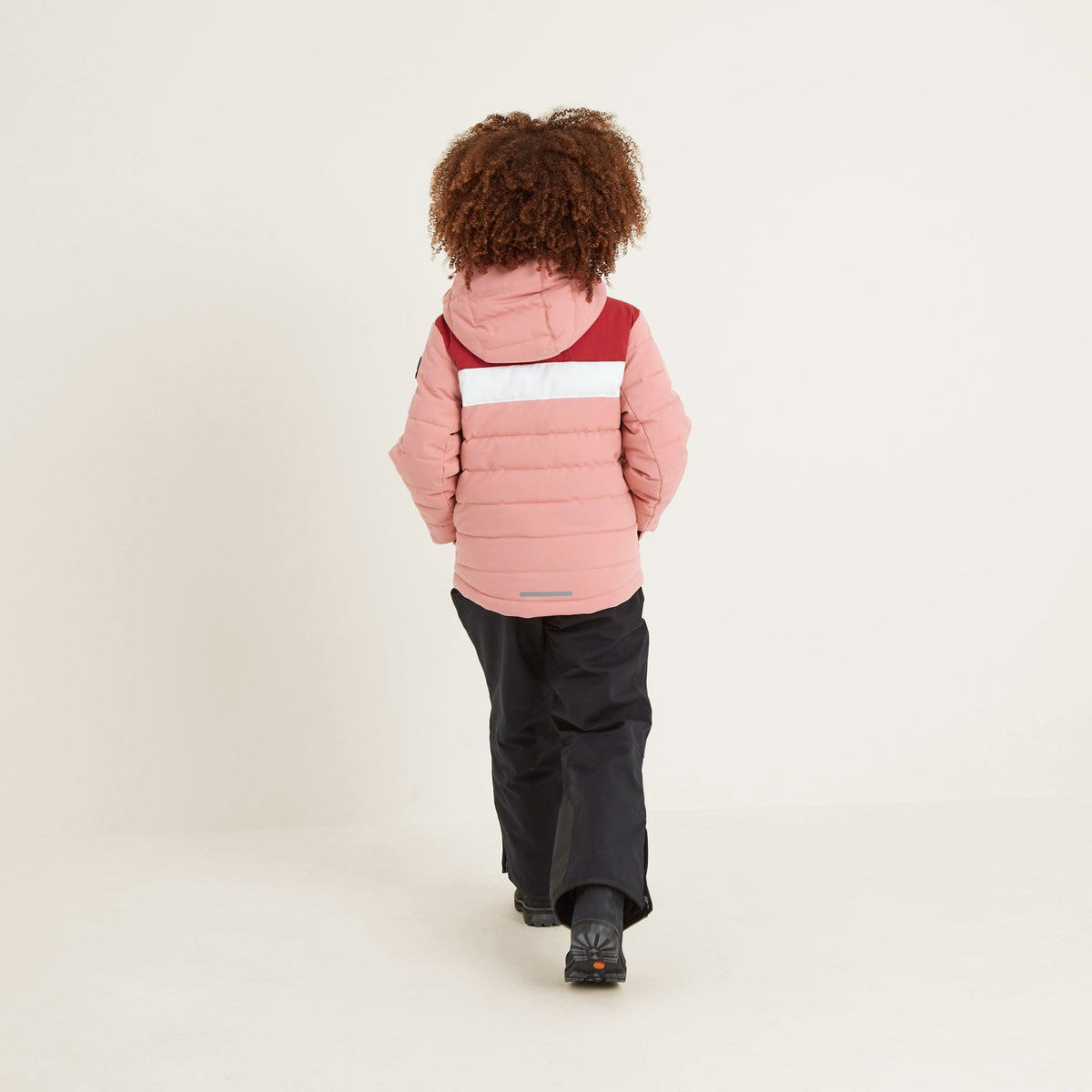 Laithe Kids Ski Jacket - Playful Pink/Dark Pink - Image 3