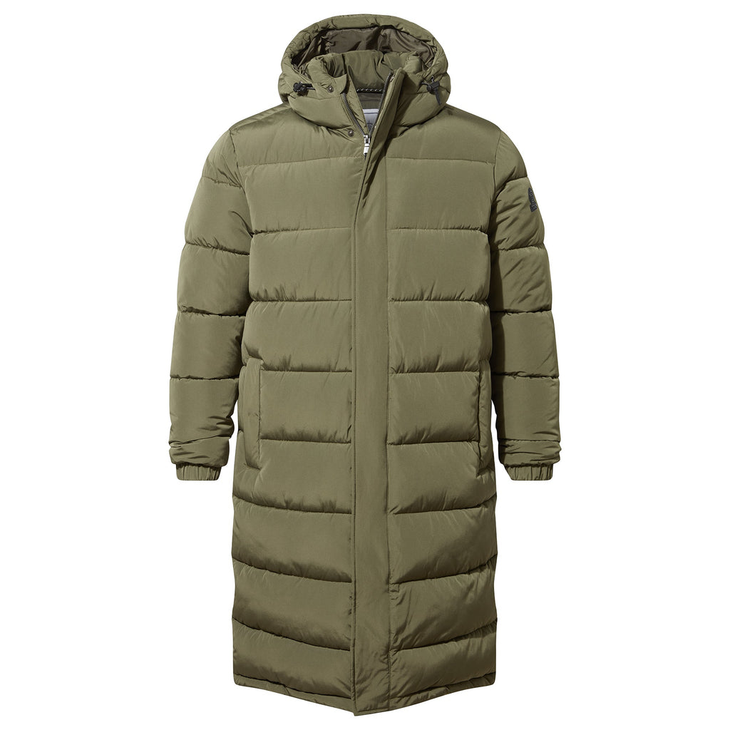 Langrick Mens Long Insulated Jacket - Khaki - Image 12