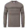 Leonard Mens Chunky Knitted Jumper - Mid Grey - Image 6