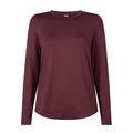 Leonie Womens Long Sleeve Performance Top - Black Raspberry - Image 6