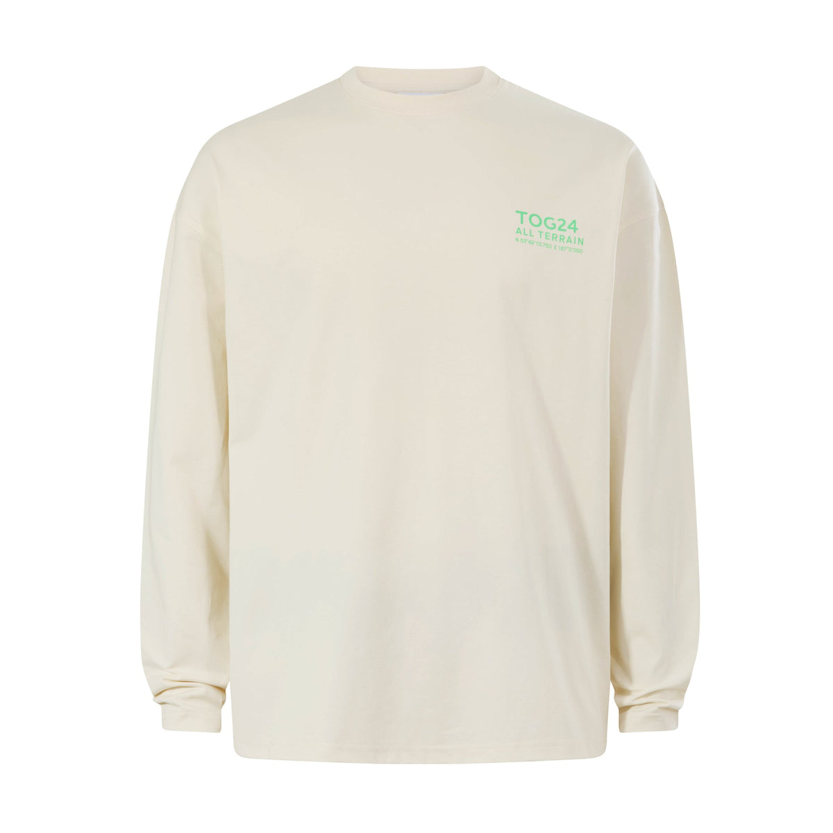 Lloyd Mens Premium Heavyweight 100% Cotton Jersey Top - Buttercream - Image 7