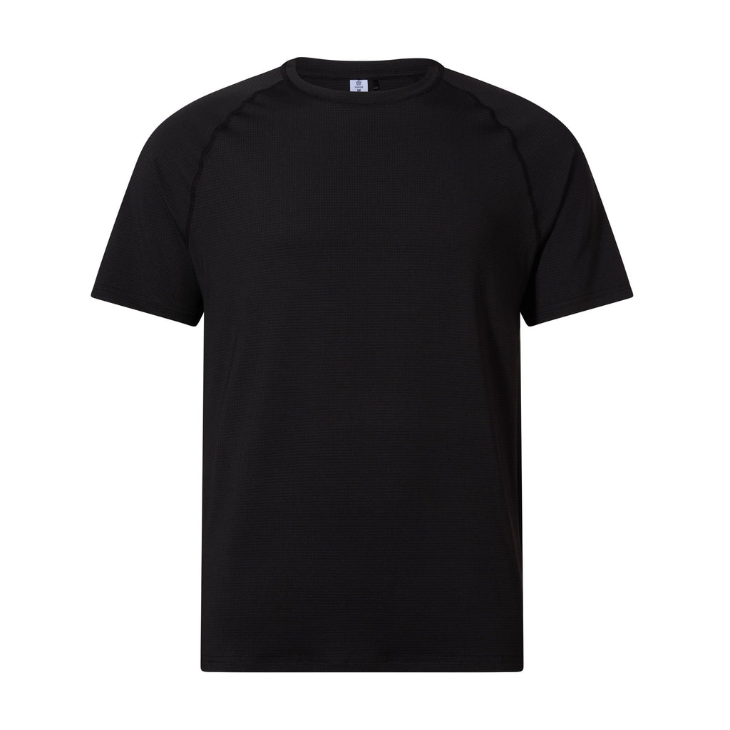 Maddox Mens Short Sleeve Performance T-Shirt - Black - Image 7