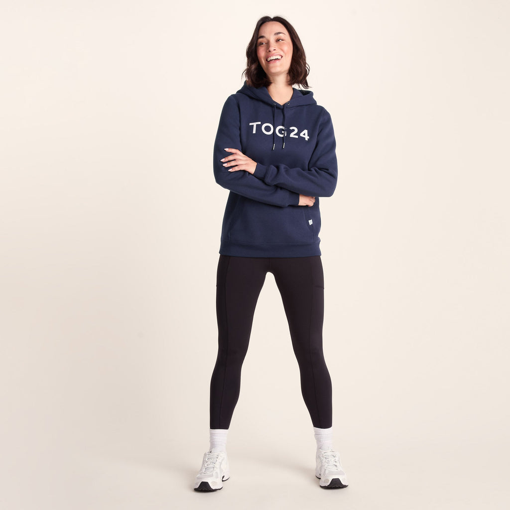 Magdalen Womens Supersoft Overhead Hoody - Oxford Blue - Image 2