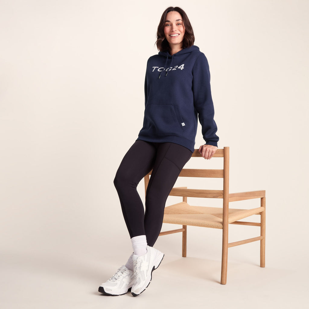 Magdalen Womens Supersoft Overhead Hoody - Oxford Blue - Image 4