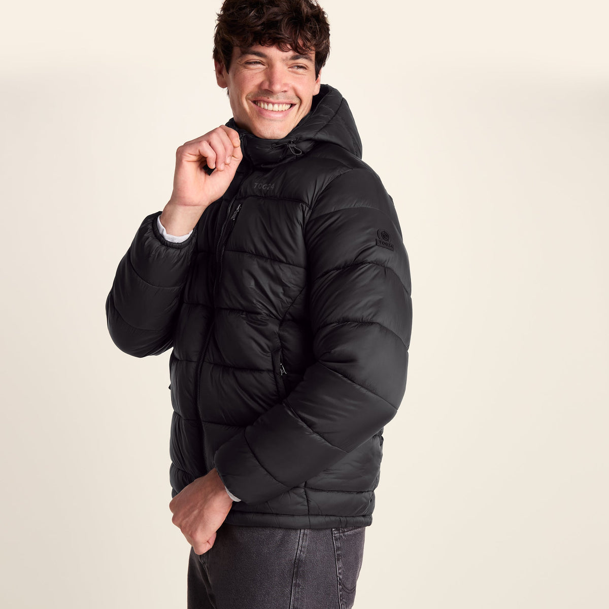 Maloney Mens Wind Resistant Insulated Jacket - Black - Image 7