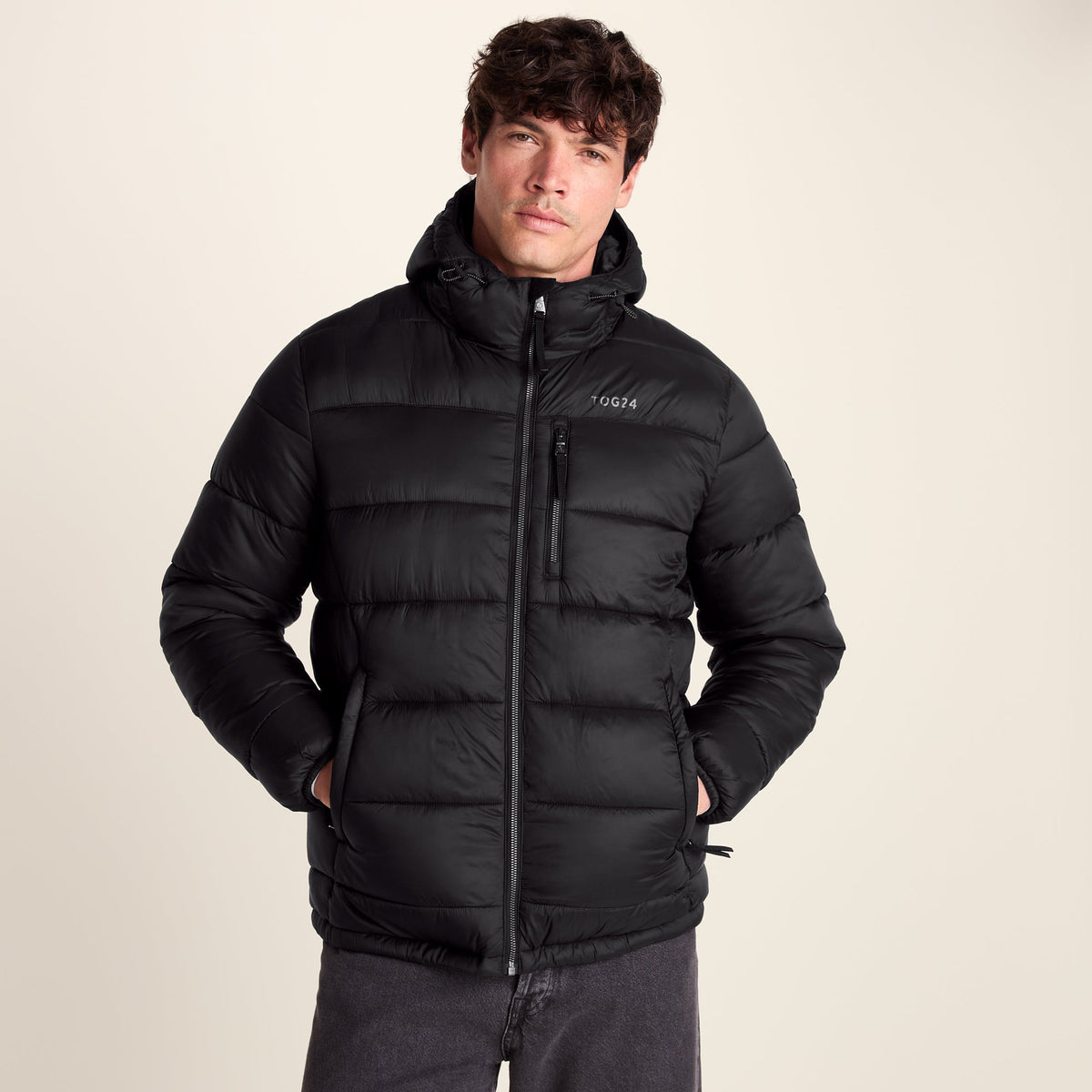 Maloney Mens Wind Resistant Insulated Jacket - Black - Image 9