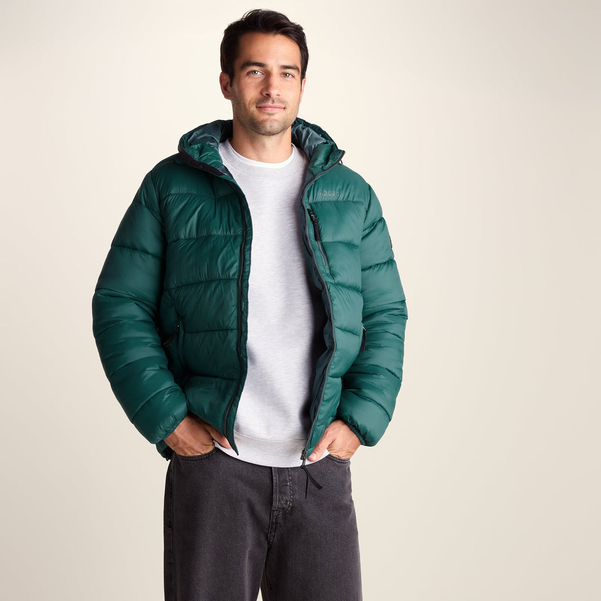 Maloney Mens Wind Resistant Insulated Jacket - Dark Turquoise