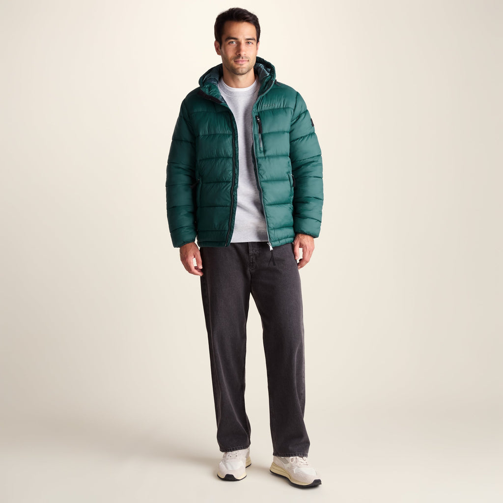 Maloney Mens Wind Resistant Insulated Jacket - Dark Turquoise - Image 3