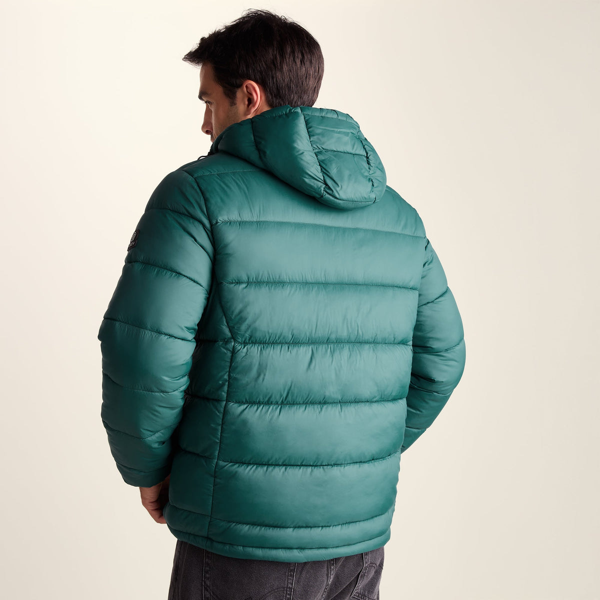 Maloney Mens Wind Resistant Insulated Jacket - Dark Turquoise - Image 4