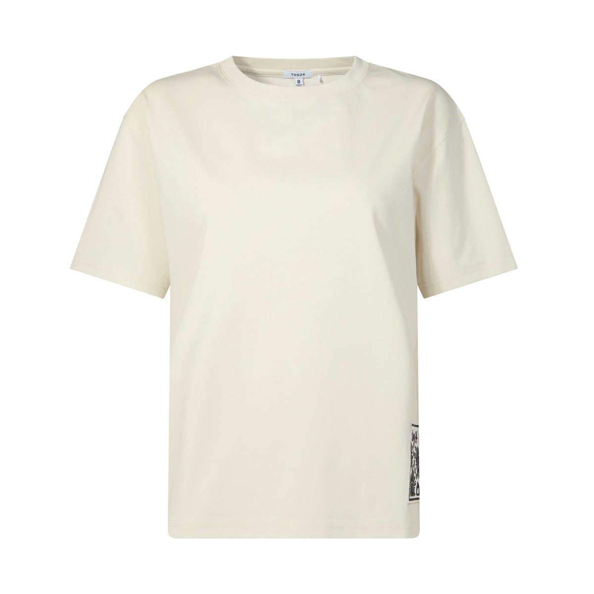 Margot Womens Supersoft Premium Relaxed Fit T-Shirt - Vanilla - Image 8