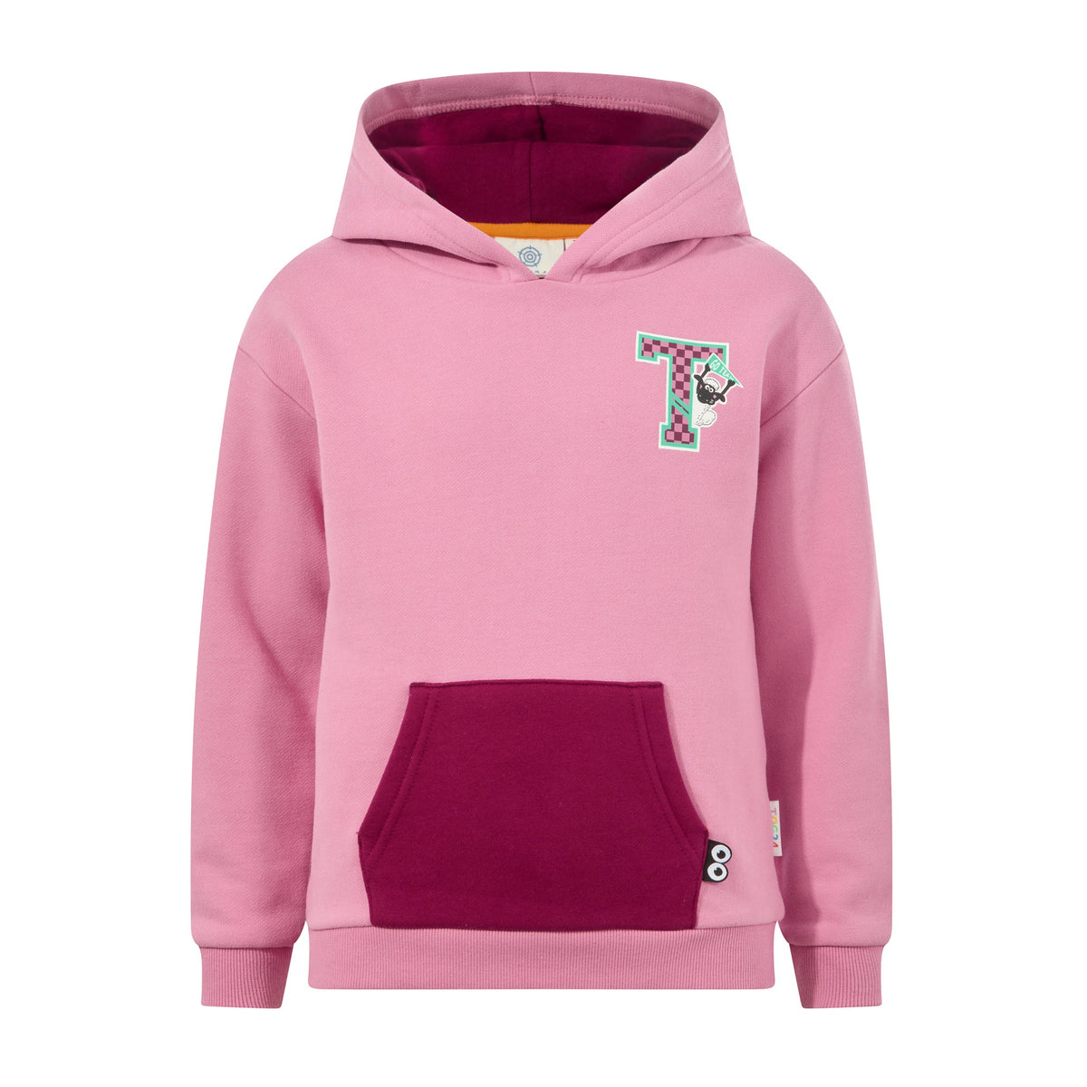 Masham Shaun the Sheep Kids Supersoft Overhead Hoodie - Beetroot Red - Image 9