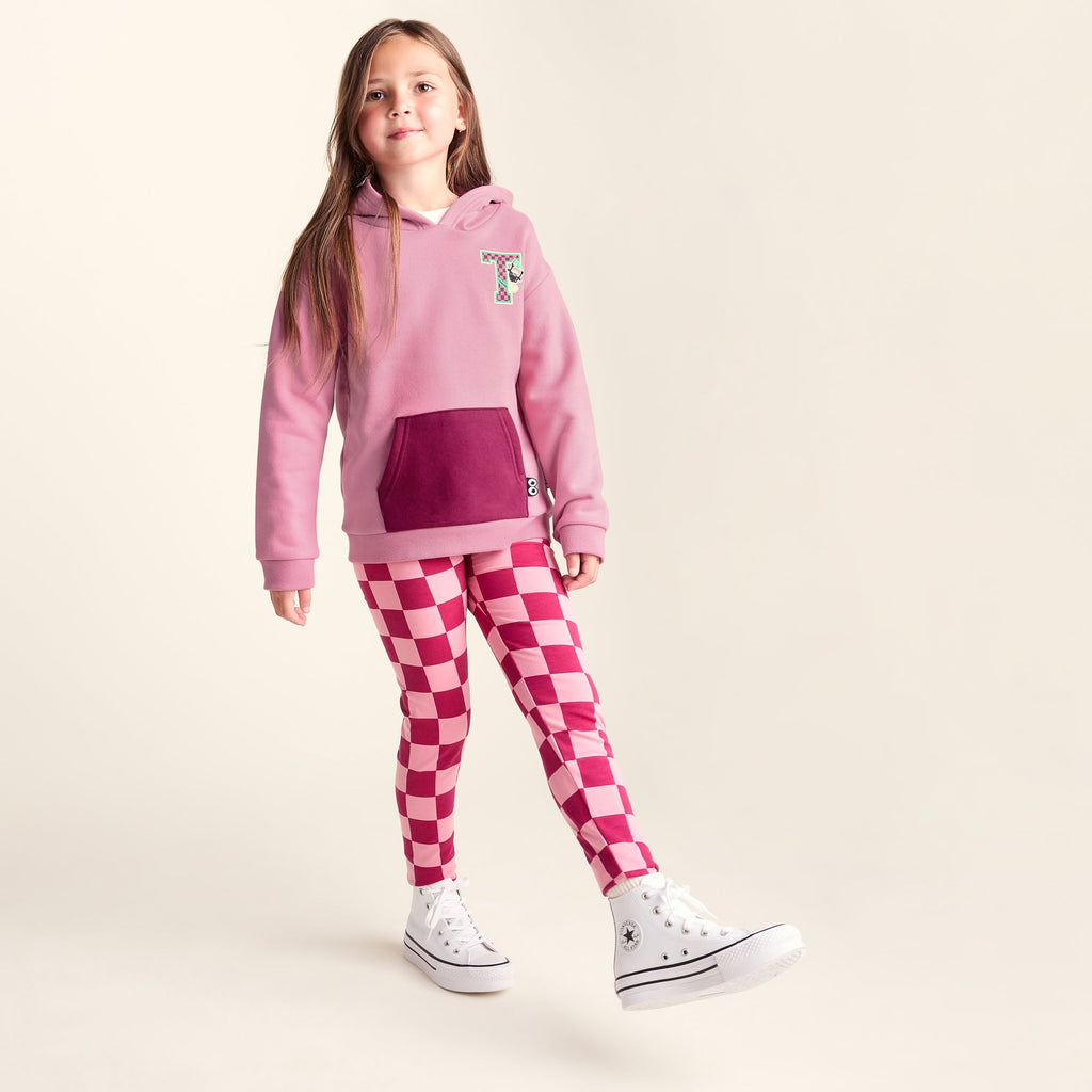Masham Shaun the Sheep Kids Supersoft Overhead Hoodie - Beetroot Red - Image 8