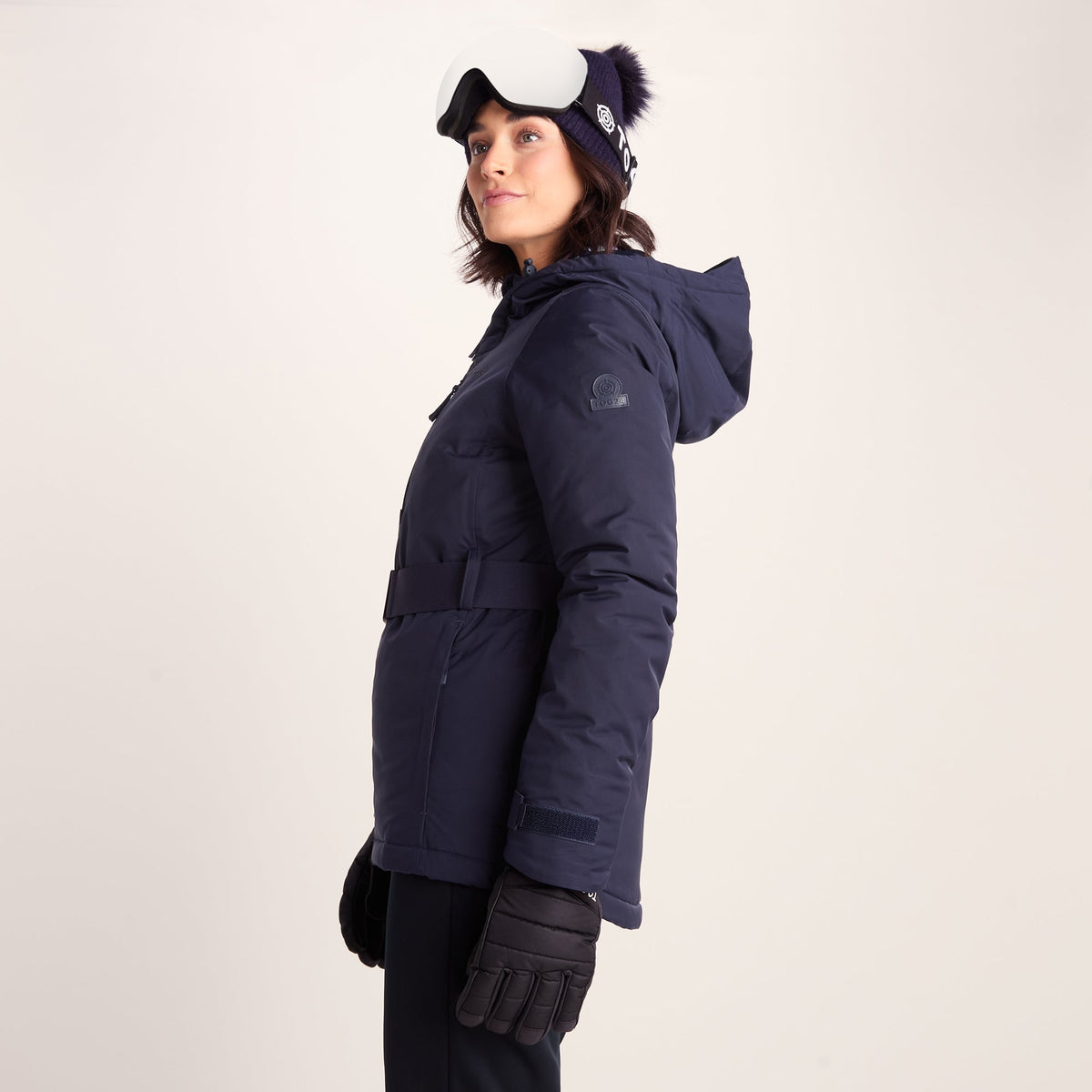 Meribel Womens Performance Waterproof Ski Jacket - Oxford Blue - Image 5
