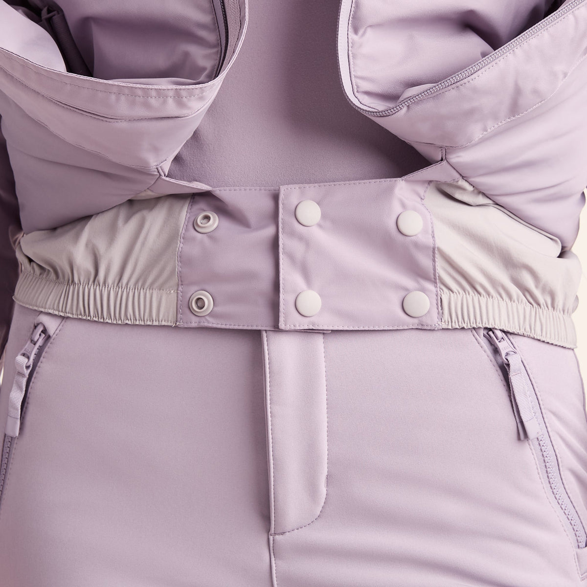 Meribel Womens Performance Waterproof Ski Jacket - Lavender Grey - Image 13