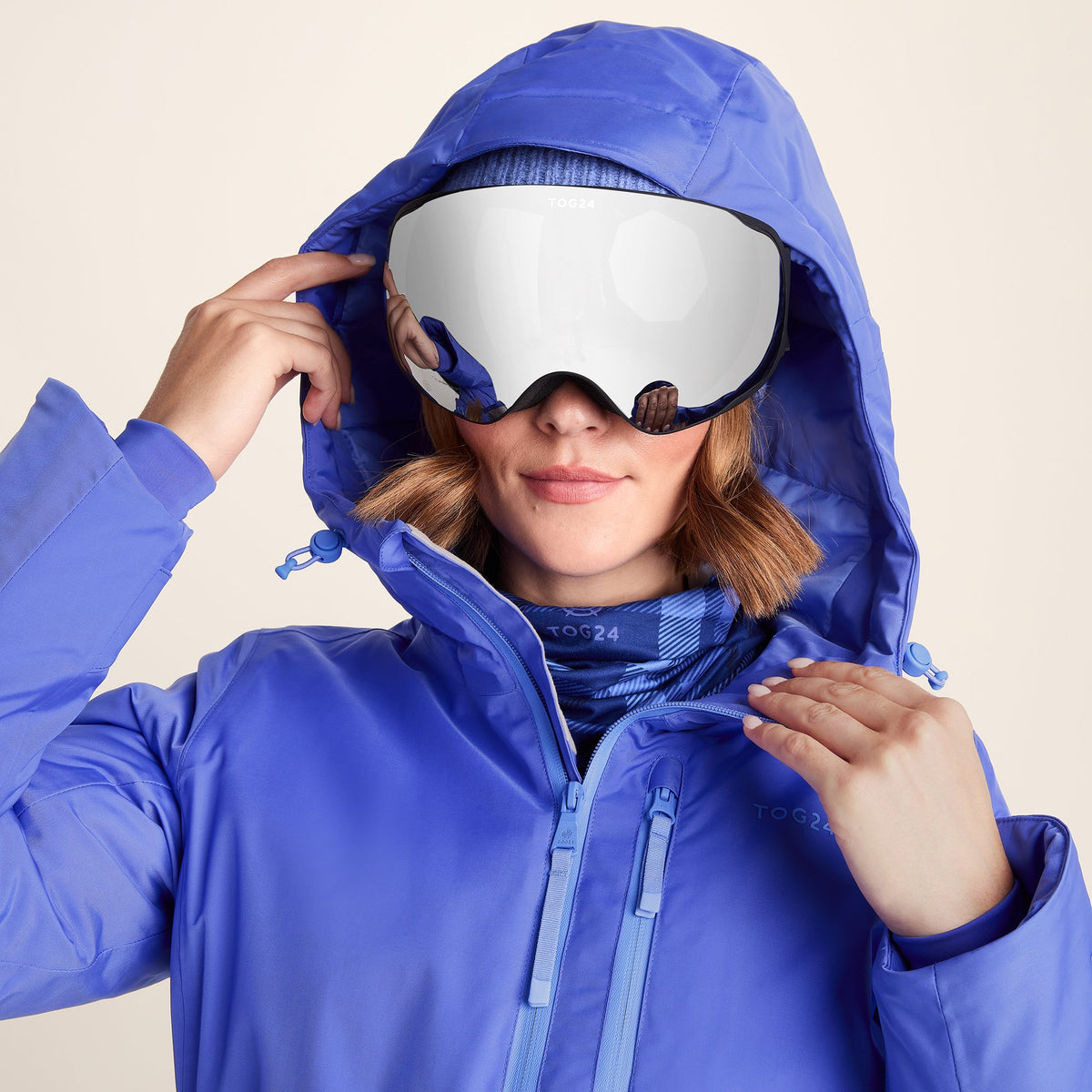 Meribel Womens Performance Waterproof Ski Jacket - Cobalt Blue - Image 15