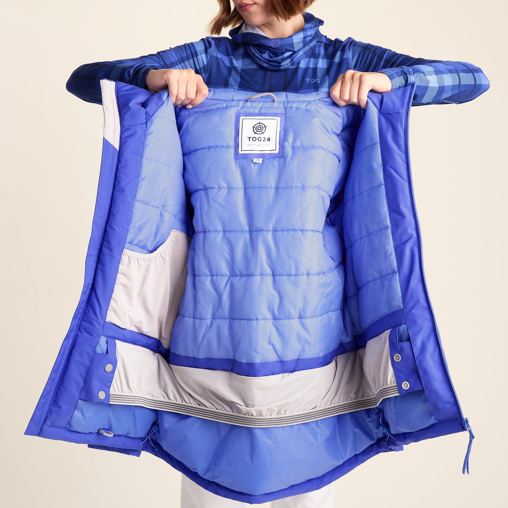Meribel Womens Performance Waterproof Ski Jacket - Cobalt Blue - Image 18