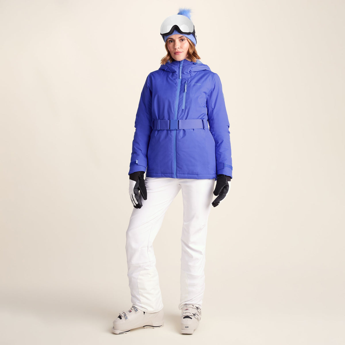 Meribel Womens Performance Waterproof Ski Jacket - Cobalt Blue - Image 2