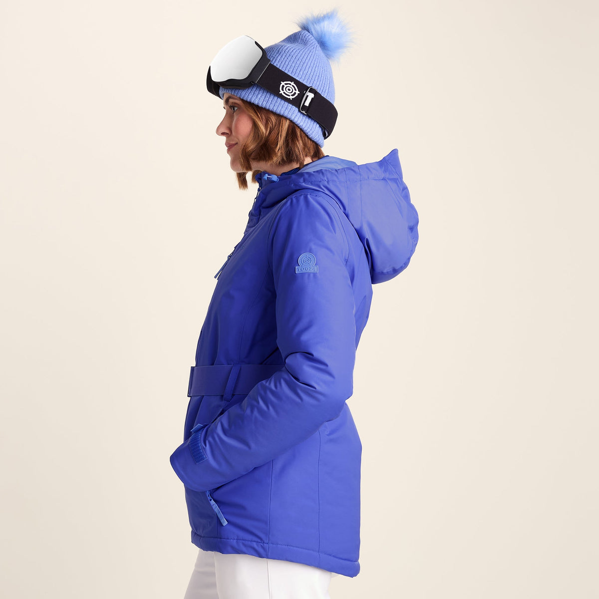 Meribel Womens Performance Waterproof Ski Jacket - Cobalt Blue - Image 4