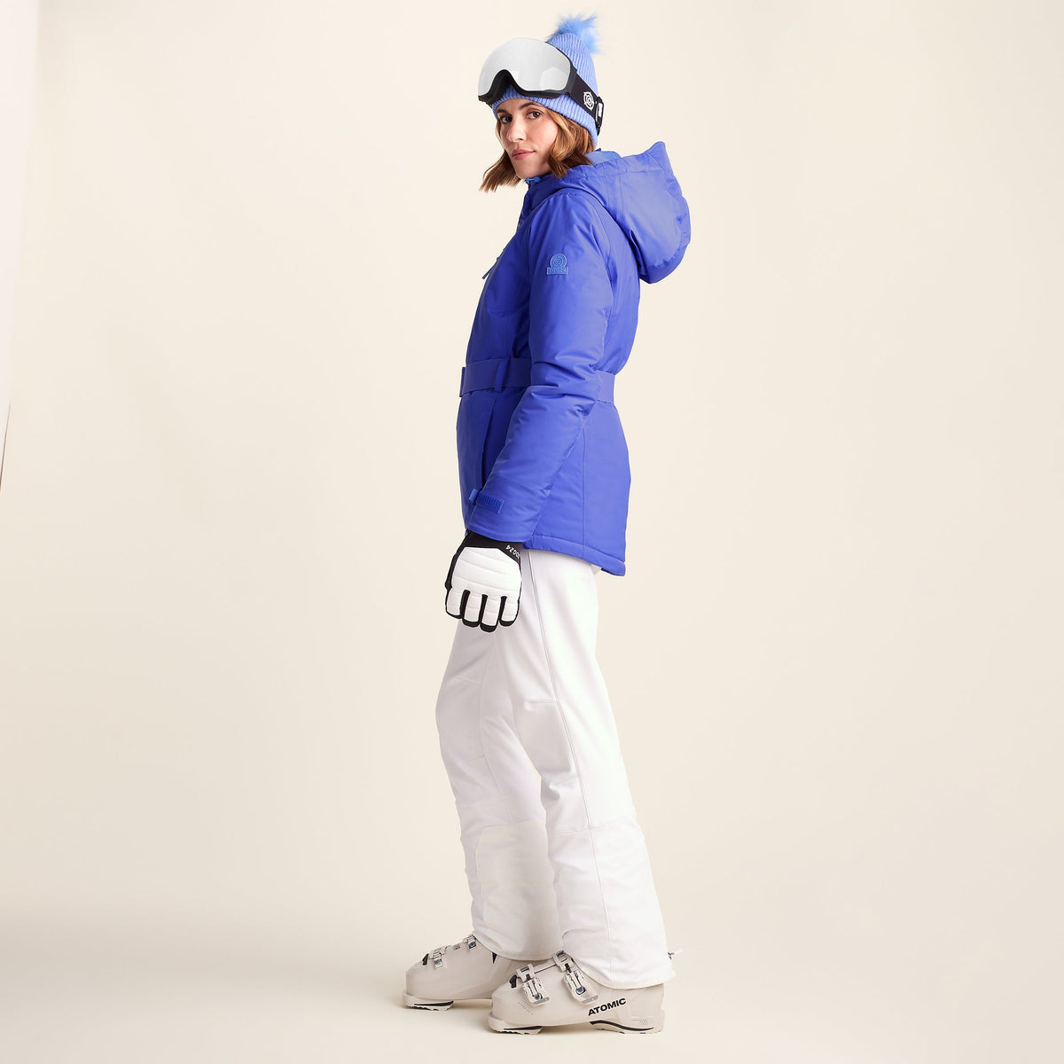 Meribel Womens Performance Waterproof Ski Jacket - Cobalt Blue - Image 6