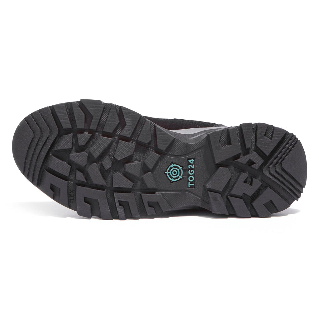 Mesa Womens Low Walking Shoe - Black/Teal - Image 6
