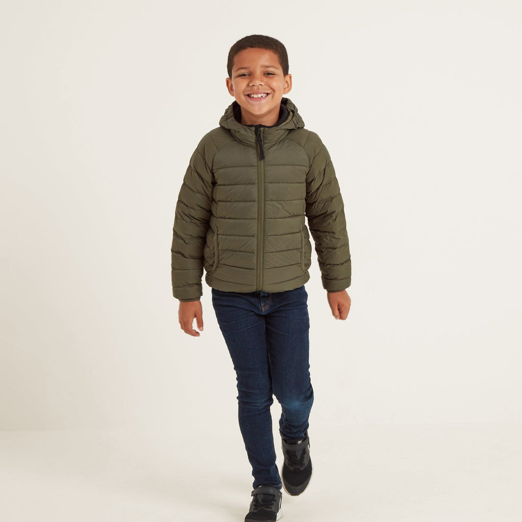 Midsley Kids Down Jacket - Khaki - Image 4