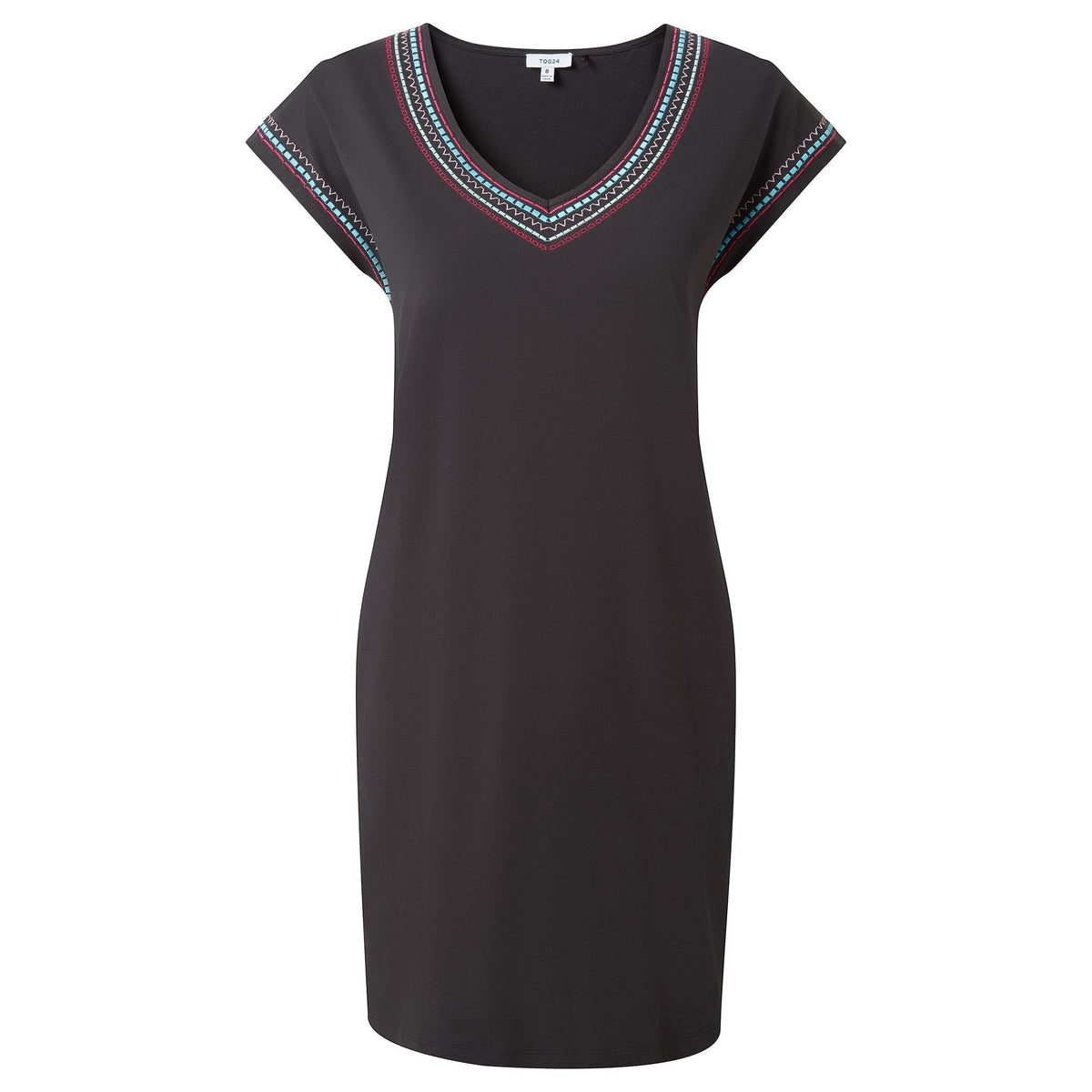 Nicolette Womens Jersey Dress - Washed Black - Image 5