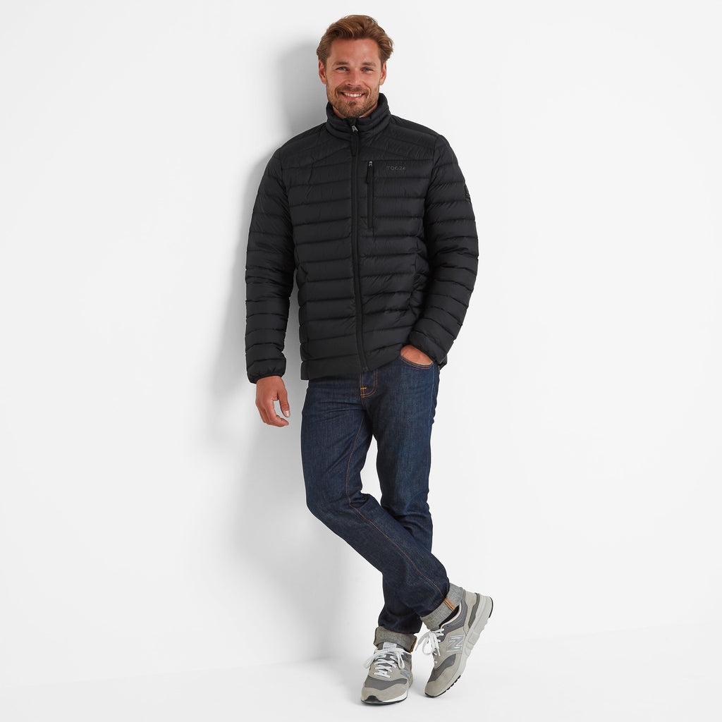 North Mens RDS Certified Down Jacket - Black - Image 2