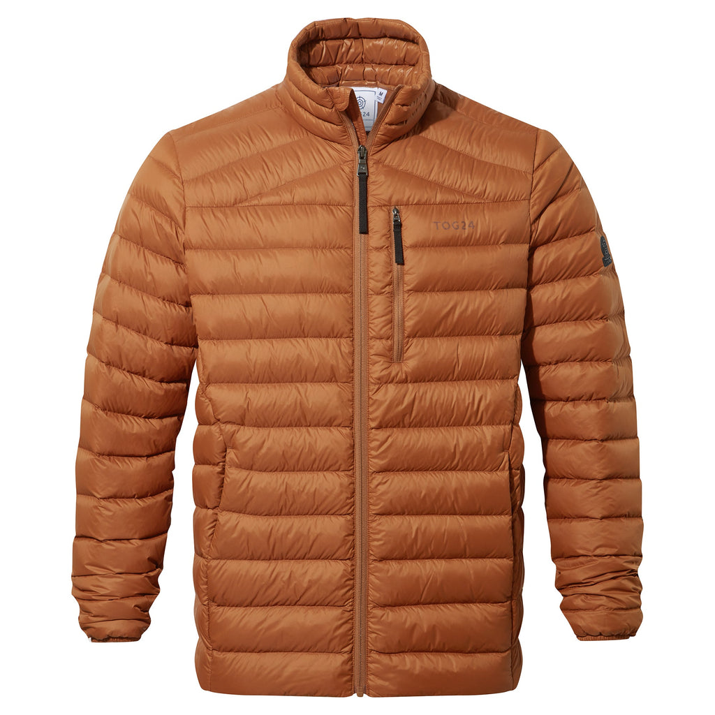 North Mens RDS Certified Down Jacket - Rust - Image 9
