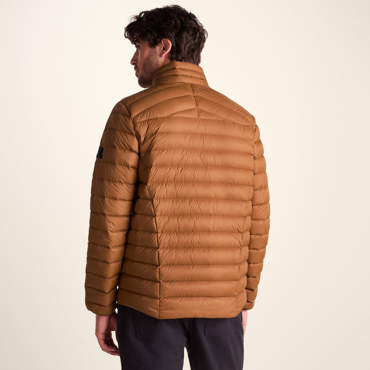 North Mens RDS Certified Down Jacket - Rust - Image 3