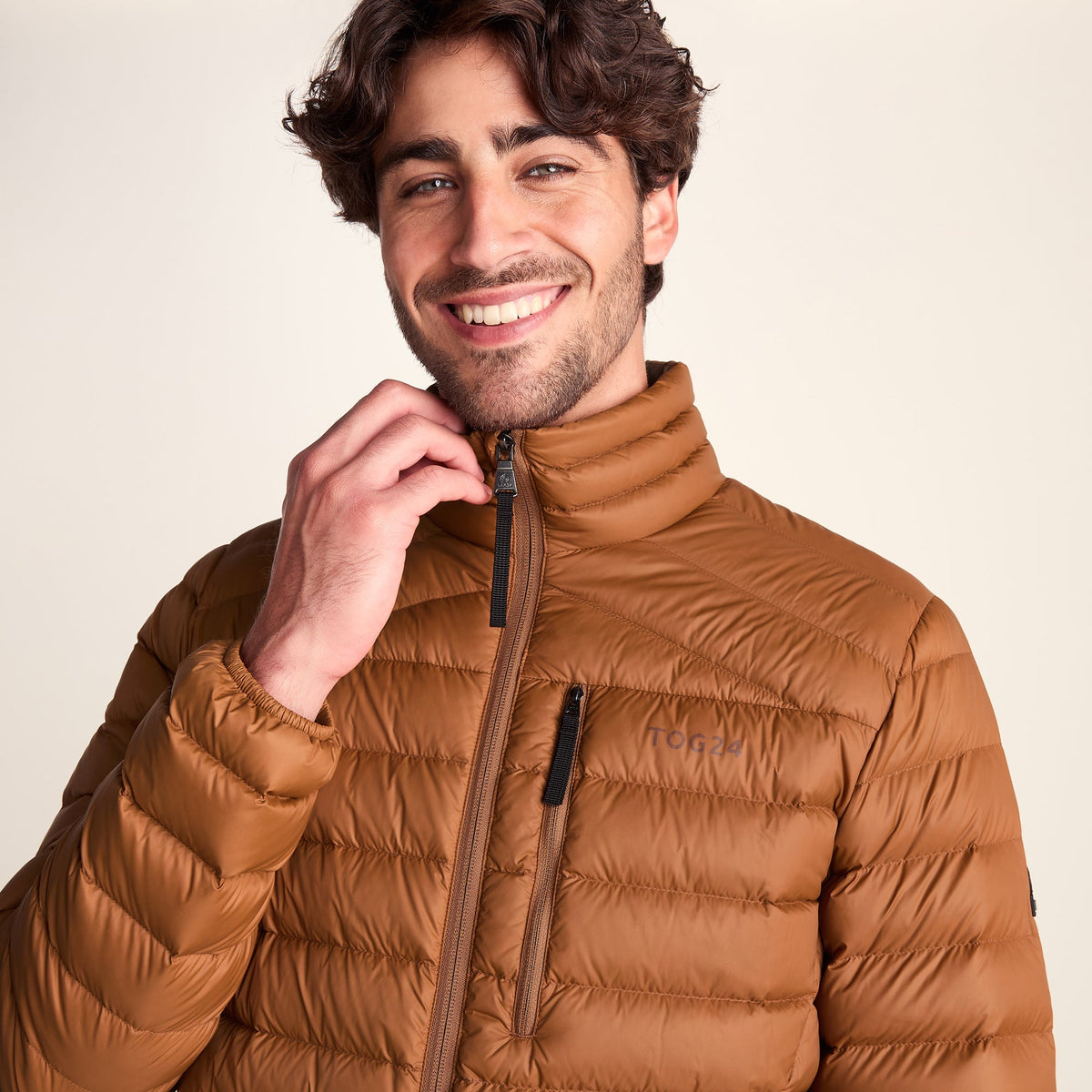 North Mens RDS Certified Down Jacket - Rust - Image 5