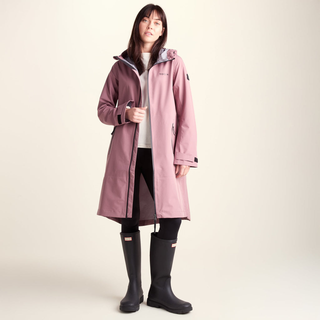 Nova Womens Performance Waterproof Jacket - Mauve - Image 2